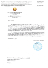 Information Exchange by the Delegation of Belarus on Conventional Arms Transfer Information Exchange by the Delegation of Belarus on Conventional Arms Transfer