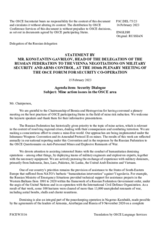 Statement by the Delegation of the Russian Federation on mine action