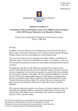 Statement by the Delegation of Norway on the Moscow Mechanism invoked by 38 OSCE participating States