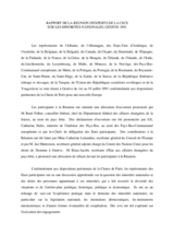 Rapport de la Réunion d’experts de la CSCE sur les minorités nationales, Genève, 1991
