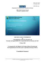 Consolidated Summary 2022 OSCE Asian Conference Consolidated Summary 2022 OSCE Asian Conference