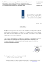 Response by the Delegation of the Netherlands to the Questionnaire on Anti-Personnel Mines and Explosive Remnants of War Response by the Delegation of the Netherlands to the Questionnaire on Anti-Personnel Mines and Explosive Remnants of War