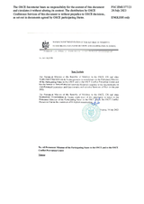 Response by the Delegation of Moldova to the Questionnaire on Anti-Personnel Mines and Explosive Remnants of War