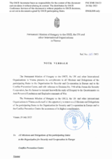Response by the Delegation of Hungary to the Questionnaire on Anti-Personnel Mines and Explosive Remnants of War Response by the Delegation of Hungary to the Questionnaire on Anti-Personnel Mines and Explosive Remnants of War