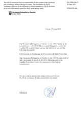 Information Exchange by the Delegation of Sweden on Conventional Arms Transfer Information Exchange by the Delegation of Sweden on Conventional Arms Transfer