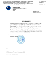 Information Exchange by the Delegation of Finland on Conventional Arms Transfer Information Exchange by the Delegation of Finland on Conventional Arms Transfer