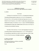 Response by the Delegation of the United States of America to the Questionnaire on Participating States’ Policy and/or National Practices and Procedures for the Export of Conventional Arms and Related Technology Response by the Delegation of the United States of America to the Questionnaire on Participating States’ Policy and/or National Practices and Procedures for the Export of Conventional Arms and Related Technology