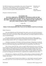Statement by the Delegation of the Russian Federation on its withdrawal from the Treaty on Conventional Armed Forces in Europe