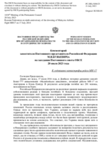 Комментарий заместителя Постоянного представителя Российской Федерации М.В.Буякевича - К годовщине катастрофы рейса МН-17