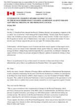 Statement by the Delegation of Canada on the Russian Federation’s ongoing aggression against Ukraine