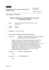 Journal of the 1433rd Special Plenary Meeting of the Permanent Council