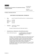 Giornale della 1432a Seduta plenaria del Consiglio permanente