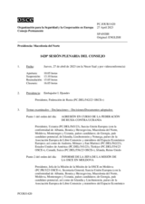Diario de la 1420ª Sesión plenaria del Consejo Permanente 