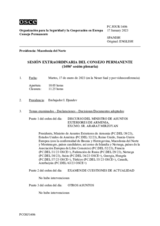 Diario de la 1406ª Sesión extraordinaria del Consejo Permanente
