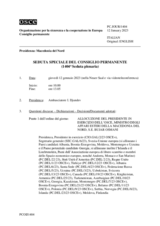 Giornale della 1404a Seduta speciale del Consiglio permanente