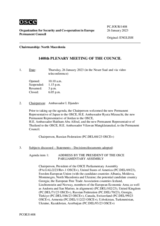 Journal of the 1408th Plenary Meeting of the Permanent Council