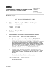 Diario de la 1051ª Sesión plenaria del Foro de Cooperación en materia de Seguridad