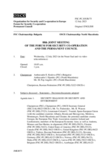 Journal of the 88th Joint Meeting of the Forum for Security Co-operation and the Permanent Council