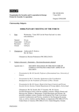 Journal of the 1048th Plenary Meeting of the Forum for Security Co-operation