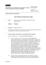 Diario de la 1037ª Sesión plenaria del Foro de Cooperación en materia de Seguridad