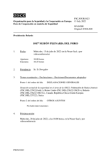 Diario de la 1017ª Sesión plenaria del Foro de Cooperación en materia de Seguridad