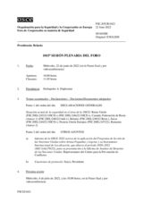Diario de la 1015ª Sesión plenaria del Foro de Cooperación en materia de Seguridad