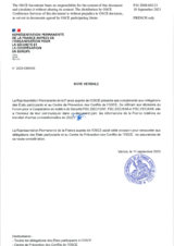 Information Exchange by the Delegation of France on Conventional Arms Transfer Information Exchange by the Delegation of France on Conventional Arms Transfer