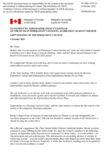 Statement by the Delegation of Canada on the Russian Federation’s ongoing aggression against Ukraine