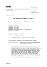 Diario de la 1394ª Sesión plenaria del Consejo Permanente
