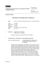 Giornale della 1394a Seduta plenaria del Consiglio permanente