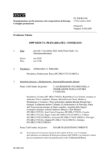 Giornale della 1399a Seduta plenaria del Consiglio permanente