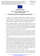 Statement by the Spanish EU Presidency on the Russian war of aggression against Ukraine