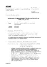 Diario de la 1439ª Sesión extraordinaria del Consejo Permanente