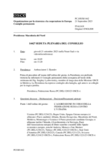Giornale della 1442a Seduta plenaria del Consiglio permanente