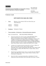 Diario de la 1059ª Sesión plenaria del Foro de Cooperación en materia de Seguridad