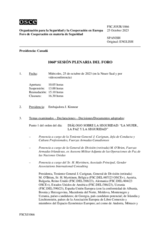 Diario de la 1060ª Sesión plenaria del Foro de Cooperación en materia de Seguridad