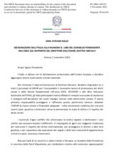 Dichiarazione dell’Italia sul Rapporto del Direttore dell’ODIHR, Matteo Mecacci