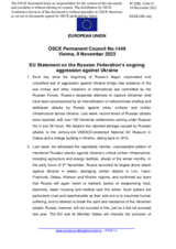 Statement by the Spanish EU Presidency on the Russian Federation’s ongoing aggression against Ukraine