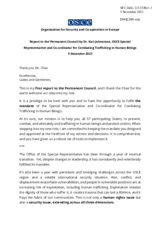 Report by the Special Representative and Co-ordinator for Combating Trafficking in Human Beings, Dr. Kari Johnstone