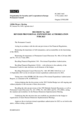 Permanent Council Decision No. 1465