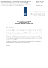 Notification by the depositary of the Treaty on Conventional Armed Forces in Europe regarding the suspension of their obligations under the Treaty by a number of States Parties