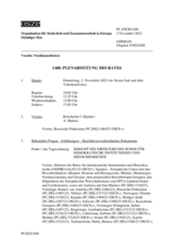 Journal der 1448. Plenarsitzung des Ständigen Rates 