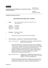 Diario de la 1449ª Sesión plenaria del Consejo Permanente