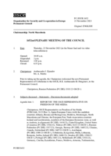 Journal of the 1452nd Plenary Meeting of the Permanent Council