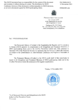 Response by the Delegation of Iceland to the Questionnaire on Anti-Personnel Mines and Explosive Remnants of War