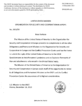 Response by the Delegation of the United States of America to the Questionnaire on Anti-Personnel Mines and Explosive Remnants of War Response by the Delegation of the United States of America to the Questionnaire on Anti-Personnel Mines and Explosive Remnants of War