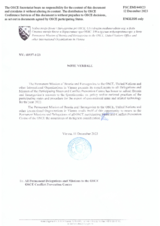 Response by the Delegation of Bosnia and Herzegovina to the Questionnaire on Participating States’ Policy and/or National Practices and Procedures for the Export of Conventional Arms and Related Technology