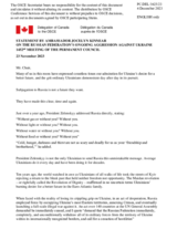 Statement by the Delegation of Canada on the Russian Federation’s ongoing aggression against Ukraine