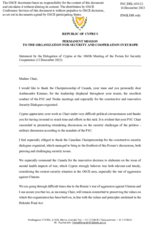 Closing statement by the Delegation of Cyprus