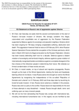 Statement by the Belgian EU Presidency on the Russian war of aggression against Ukraine